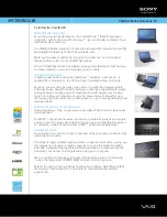 Preview for 1 page of Sony VPCEB1RGX Specifications