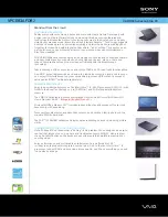 Preview for 1 page of Sony VPCEB3AFDBJ Specifications