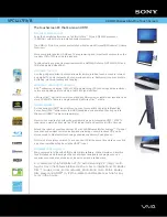 Sony VPCL117FX - Vaio L Series All-in-one Touch Screen Quick Start Manual preview