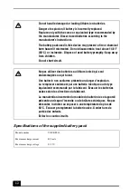 Предварительный просмотр 12 страницы Sony VPCW111XX/T Safety Information Manual