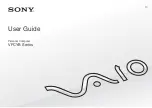 Sony VPCYB3Q1R/B User Manual preview