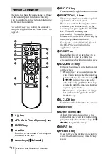 Предварительный просмотр 12 страницы Sony VPD-MX10 Operating Instructions Manual