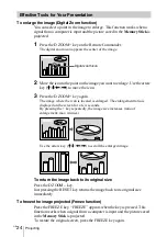 Предварительный просмотр 24 страницы Sony VPD-MX10 Operating Instructions Manual