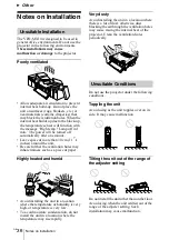 Предварительный просмотр 36 страницы Sony VPD-MX10 Operating Instructions Manual