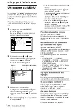 Предварительный просмотр 66 страницы Sony VPD-MX10 Operating Instructions Manual