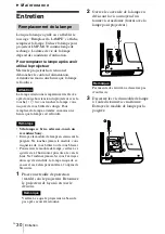 Предварительный просмотр 72 страницы Sony VPD-MX10 Operating Instructions Manual