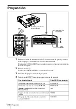 Предварительный просмотр 104 страницы Sony VPD-MX10 Operating Instructions Manual