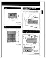 Preview for 3 page of Sony VPH-1001Q Installation Manual