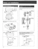 Preview for 12 page of Sony VPH-1041QM Installation Manual