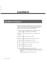 Предварительный просмотр 4 страницы Sony VPH-D50HTM Installation Manual