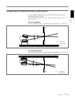 Предварительный просмотр 17 страницы Sony VPH-D50HTM Installation Manual