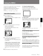 Предварительный просмотр 41 страницы Sony VPH-D50HTM Installation Manual