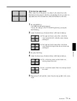 Предварительный просмотр 73 страницы Sony VPH-D50HTM Installation Manual