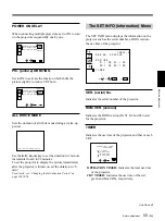 Preview for 55 page of Sony VPH-D50Q Installation Manual