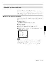 Preview for 71 page of Sony VPH-D50Q Installation Manual