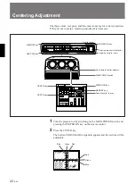 Предварительный просмотр 22 страницы Sony VPH-D50Q Operating Instructions Manual