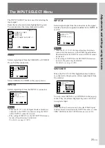 Предварительный просмотр 25 страницы Sony VPH-D50Q Operating Instructions Manual