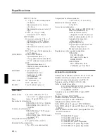 Preview for 124 page of Sony VPH-G70Q Operating Instructions Manual