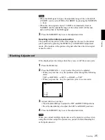 Preview for 25 page of Sony VPH-G70VRM Operating Instructions Manual