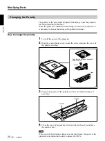 Preview for 20 page of Sony VPH-G90E Installation Manual