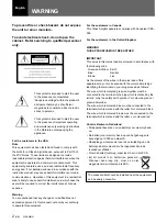 Preview for 2 page of Sony VPH-G90E Operating Instructions Manual