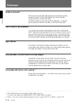 Preview for 8 page of Sony VPH-G90E Operating Instructions Manual