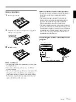 Preview for 17 page of Sony VPH-G90E Operating Instructions Manual