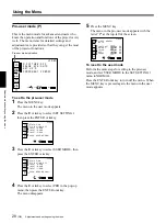 Preview for 28 page of Sony VPH-G90E Operating Instructions Manual