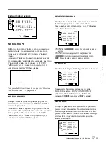 Preview for 93 page of Sony VPH-G90E Operating Instructions Manual