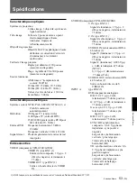 Preview for 109 page of Sony VPH-G90E Operating Instructions Manual