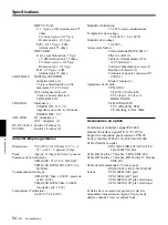 Preview for 110 page of Sony VPH-G90E Operating Instructions Manual