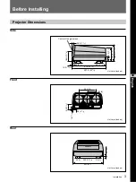 Preview for 3 page of Sony VPH-V20M Installation Manual For Dealers