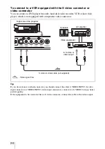 Предварительный просмотр 20 страницы Sony VPL-BRAVIA VPL-VW80 Operating Instructions Manual