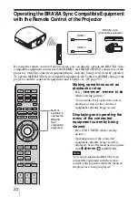 Предварительный просмотр 32 страницы Sony VPL-BRAVIA VPL-VW80 Operating Instructions Manual