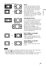 Предварительный просмотр 35 страницы Sony VPL-BRAVIA VPL-VW80 Operating Instructions Manual