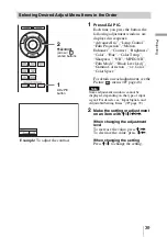 Предварительный просмотр 39 страницы Sony VPL-BRAVIA VPL-VW80 Operating Instructions Manual