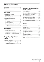 Preview for 5 page of Sony VPL-BW120S Operating Instructions Manual