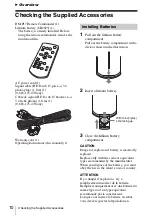 Preview for 10 page of Sony VPL-BW120S Operating Instructions Manual