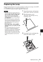 Preview for 35 page of Sony VPL-BW120S Operating Instructions Manual