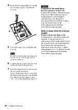 Preview for 36 page of Sony VPL-BW120S Operating Instructions Manual