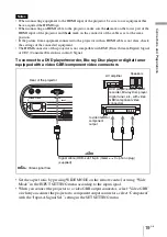 Preview for 19 page of Sony VPL BW7 - 3 LCD Digital Projector Operating Instructions Manual