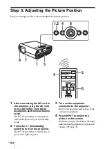 Preview for 22 page of Sony VPL BW7 - 3 LCD Digital Projector Operating Instructions Manual