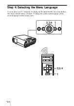 Preview for 24 page of Sony VPL BW7 - 3 LCD Digital Projector Operating Instructions Manual