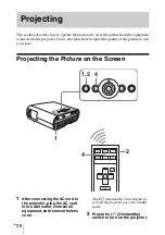 Preview for 26 page of Sony VPL BW7 - 3 LCD Digital Projector Operating Instructions Manual