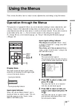 Preview for 33 page of Sony VPL BW7 - 3 LCD Digital Projector Operating Instructions Manual