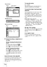 Preview for 34 page of Sony VPL BW7 - 3 LCD Digital Projector Operating Instructions Manual