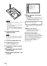 Preview for 50 page of Sony VPL BW7 - 3 LCD Digital Projector Operating Instructions Manual