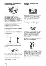 Preview for 76 page of Sony VPL BW7 - 3 LCD Digital Projector Operating Instructions Manual