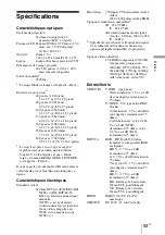 Preview for 115 page of Sony VPL BW7 - 3 LCD Digital Projector Operating Instructions Manual