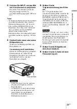 Preview for 149 page of Sony VPL BW7 - 3 LCD Digital Projector Operating Instructions Manual